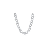 11.8MM 300 Flat Curb Chain .925 Solid Sterling Silver Sizes 8"-32" Inches
