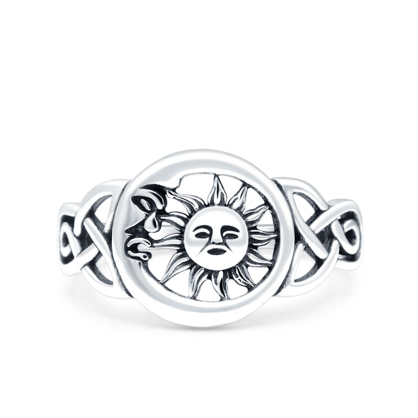 Celtic Sun With Face