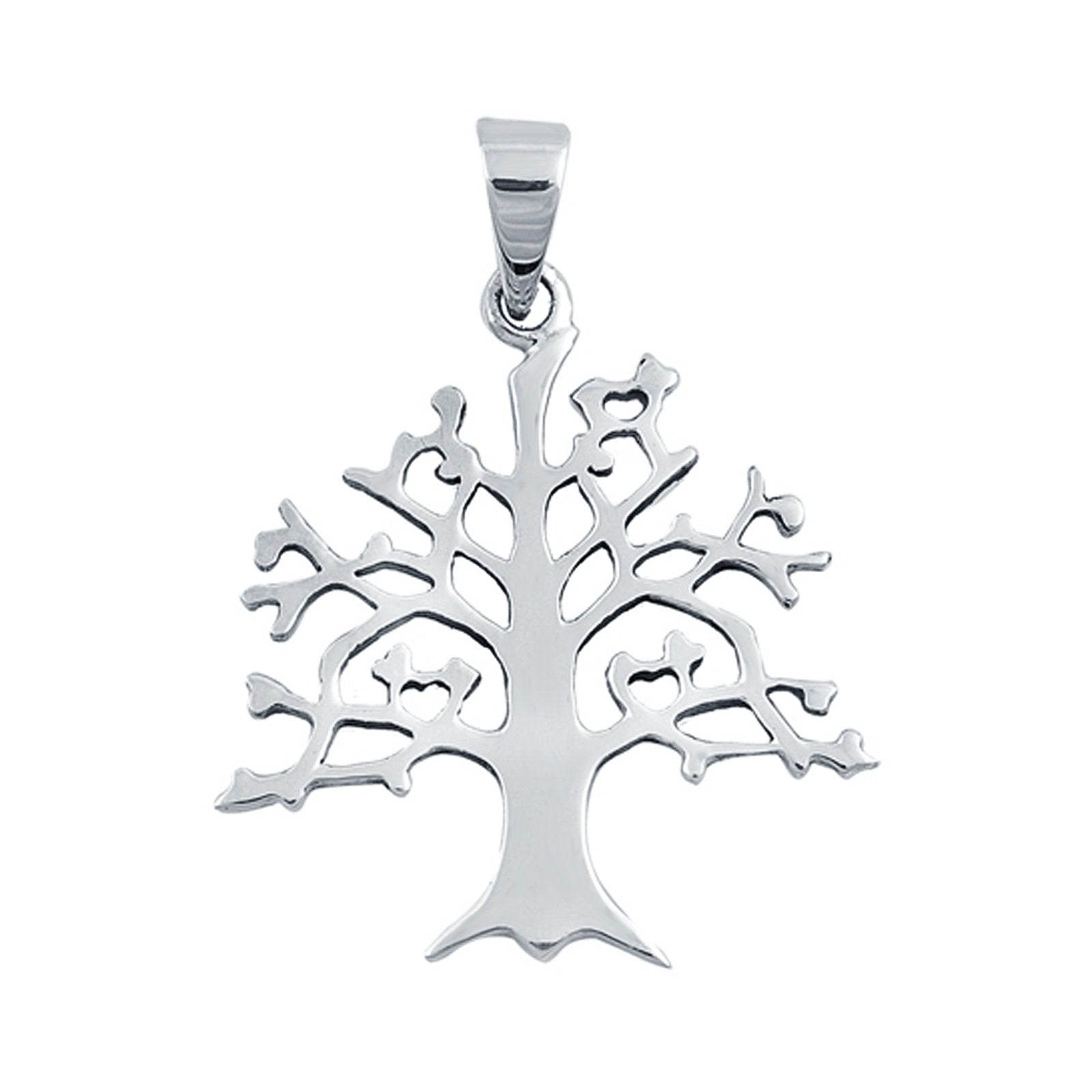 Silver Tree of Life Charm Pendant Fashion Jewelry 925 Sterling Silver