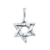 Star of David Pendant Charm Fashion Jewelry 925 Sterling Silver