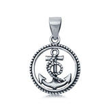 Sterling Silver Anchor Pendant Charm 925 Sterling Silver (13mm)