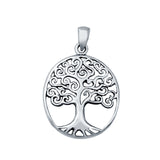 Tree of Life Pendant Fashion Jewelry 925 Sterling Silver
