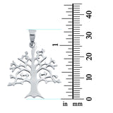 Silver Tree of Life Charm Pendant Fashion Jewelry 925 Sterling Silver