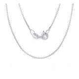 6MM Square Box Chain .925 Solid Sterling Silver Sizes 8"-28" Inch
