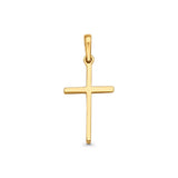 Yellow Gold Real Cross Religious Charm Pendant 14K 1.2 grams