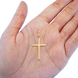 Yellow Gold Real Cross Religious Charm Pendant 14K 1.2 grams