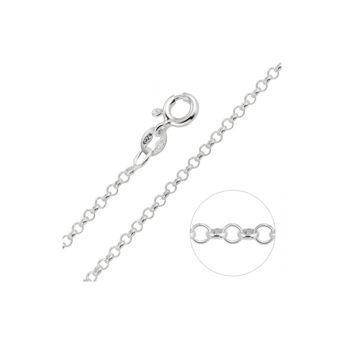 1.8MM Rolo Chain .925 Solid Sterling Silver Sizes 16"-24"