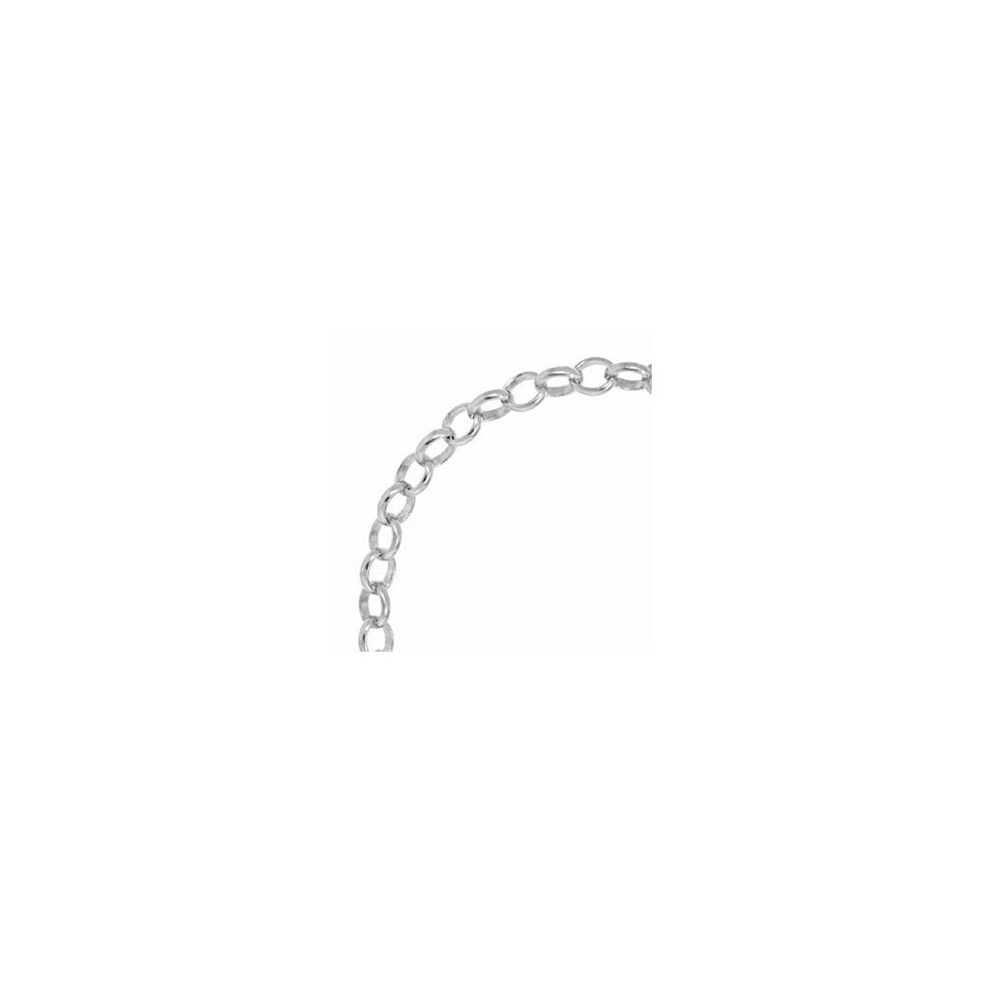2.06MM Rolo Chain .925 Solid Sterling Silver Available In 16"-24" Inches