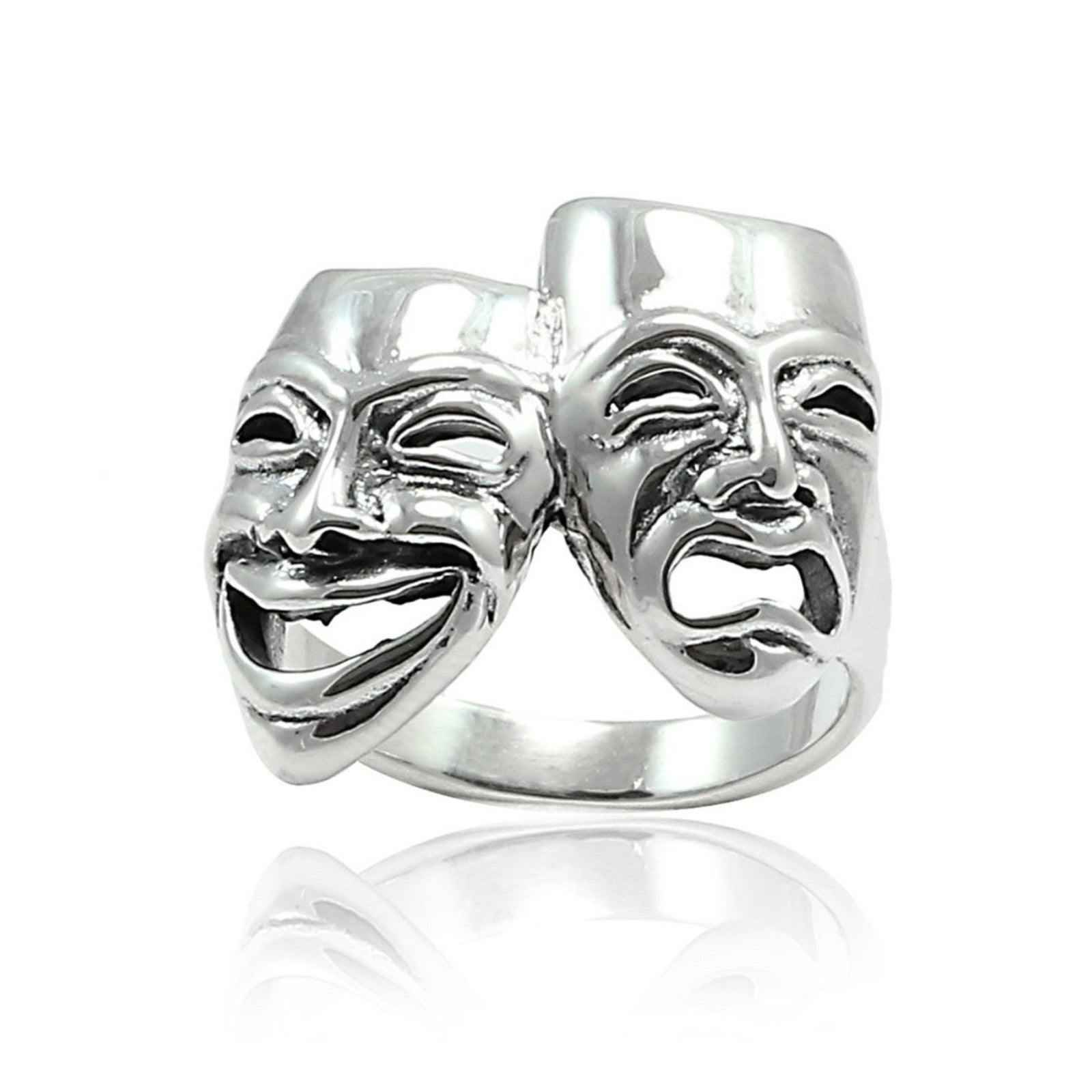 Metallic Smiling Mask Plain Metal Mask