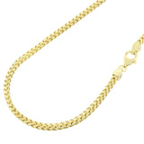 4.5MM 150 Silver Franco Chain Yellow Gold .925 Sterling Silver Length 8"-28" Inches