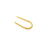 1.6MM 035 Yellow Gold Rope Chain .925 Sterling Silver Sizes 7"-30"